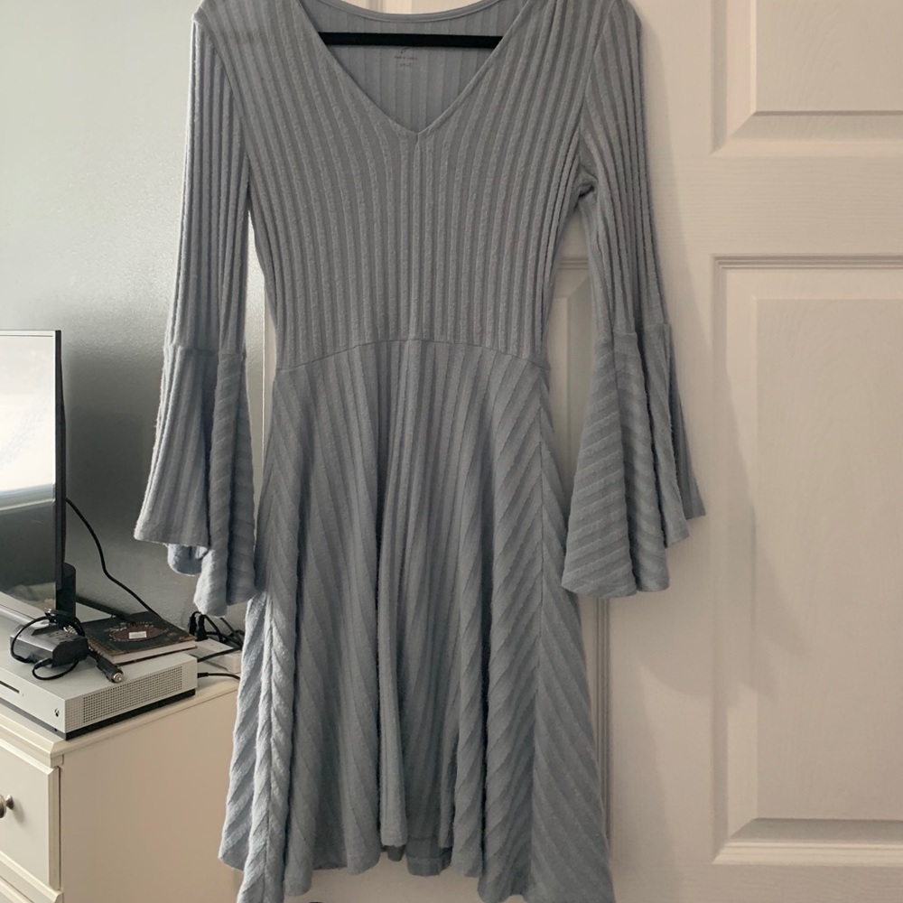 light blue soft dress